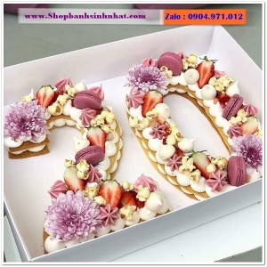 Bánh Sinh Nhật Chữ Cái & Số - RP04